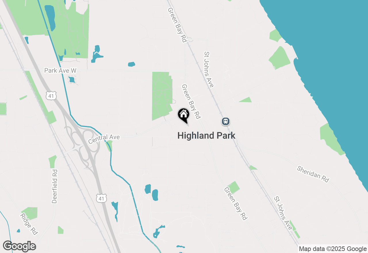 Map of 815 Laurel Avenue #307, Highland Park, IL 60035