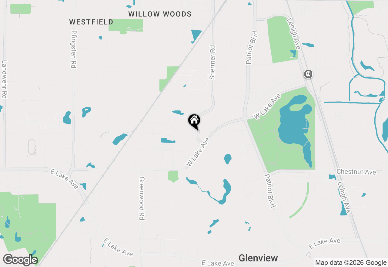 Map of 2018 Shermer Road #2018, Glenview, IL 60026