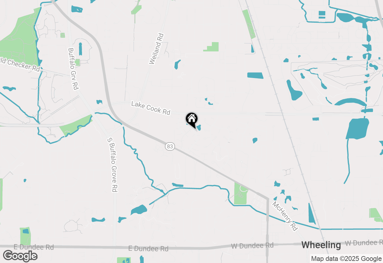 Map of 653 Hale Court, Wheeling, IL 60090