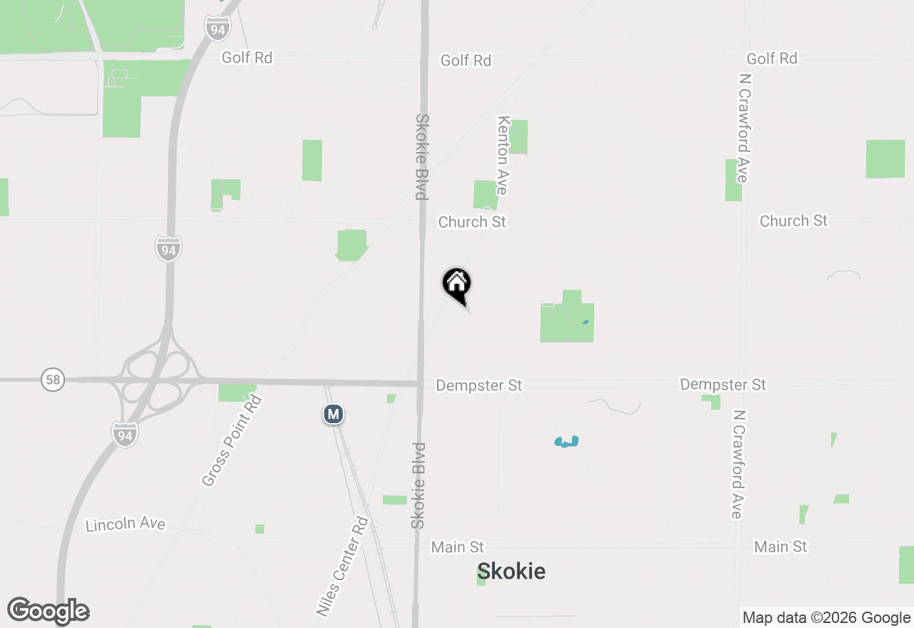 Map of 8944 Kilpatrick Avenue #3, Skokie, IL 60076