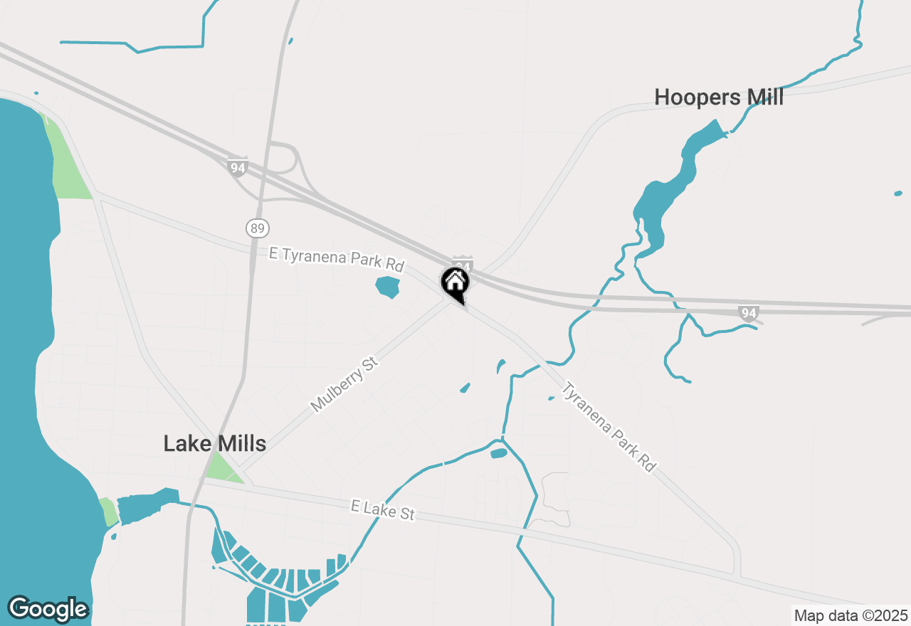 Map of 1028 Mulberry St, Lake Mills, WI 53551