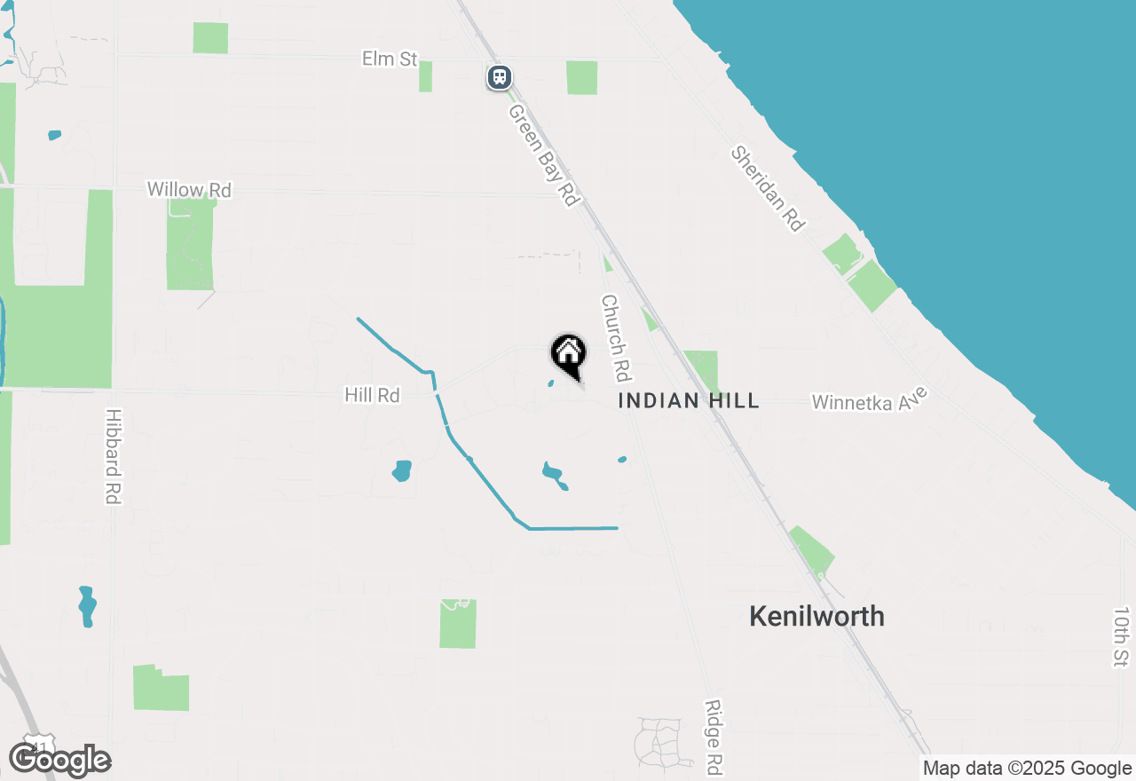 Map of 5 Indian Hill Road #COACH, Winnetka, IL 60093