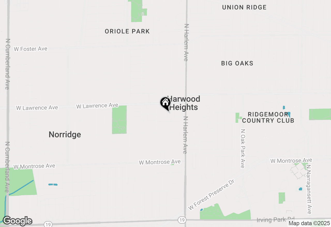 Map of 4709 N Odell Avenue, Harwood Heights, IL 60706