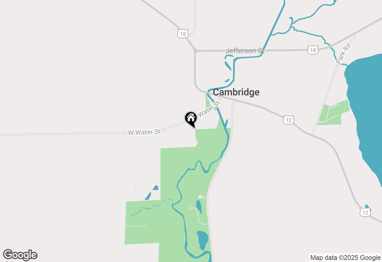 Map of 125 Scott St, Cambridge, WI 53523