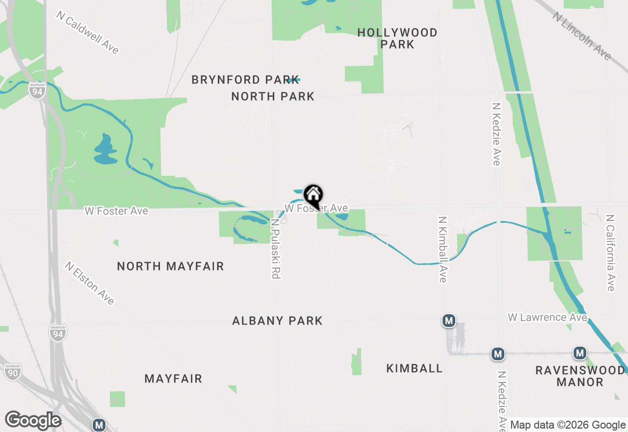 Map of (Address confidential), Chicago, Illinois 60625
