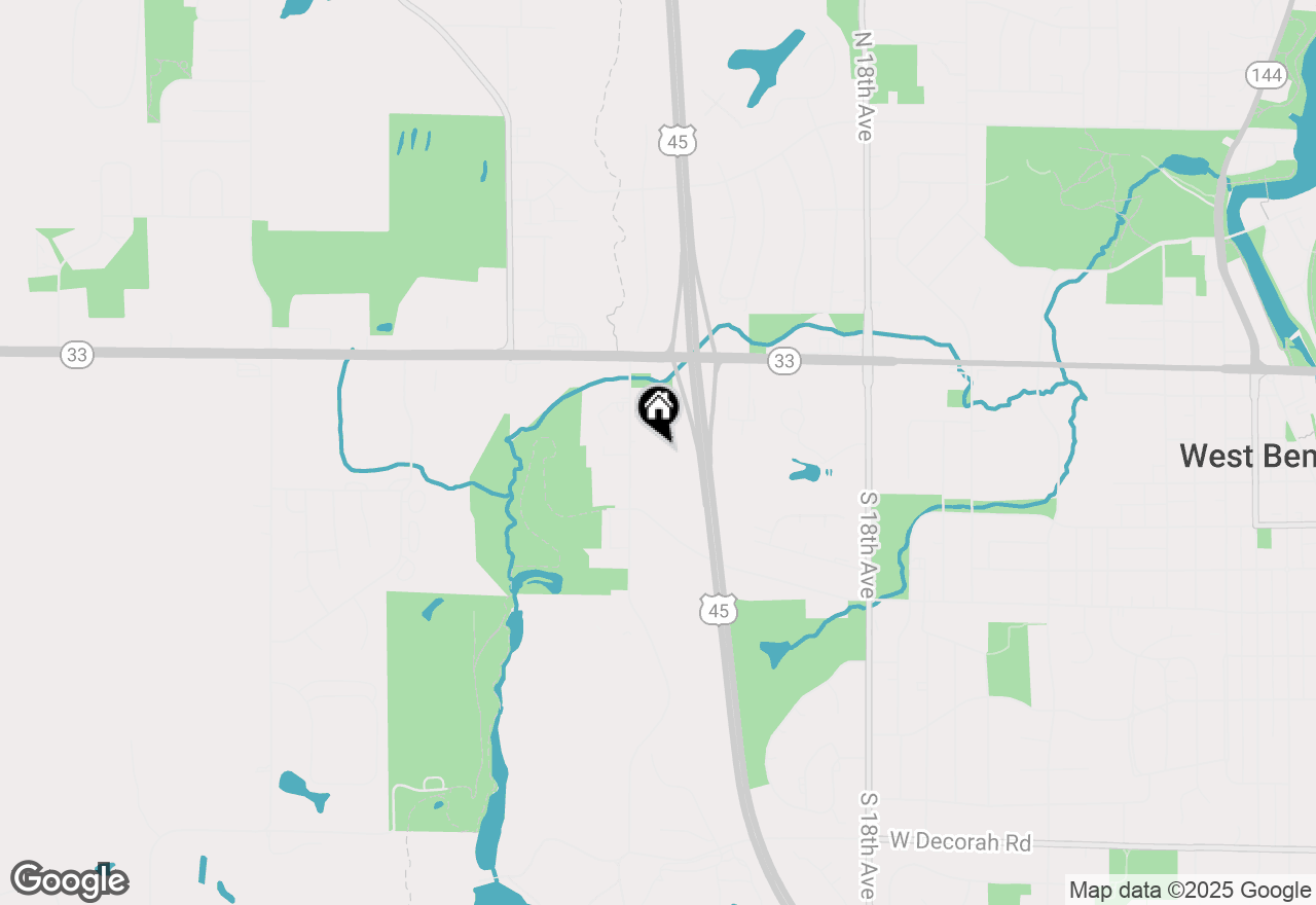 Map of 125 N University Dr #101, West Bend, WI 53095