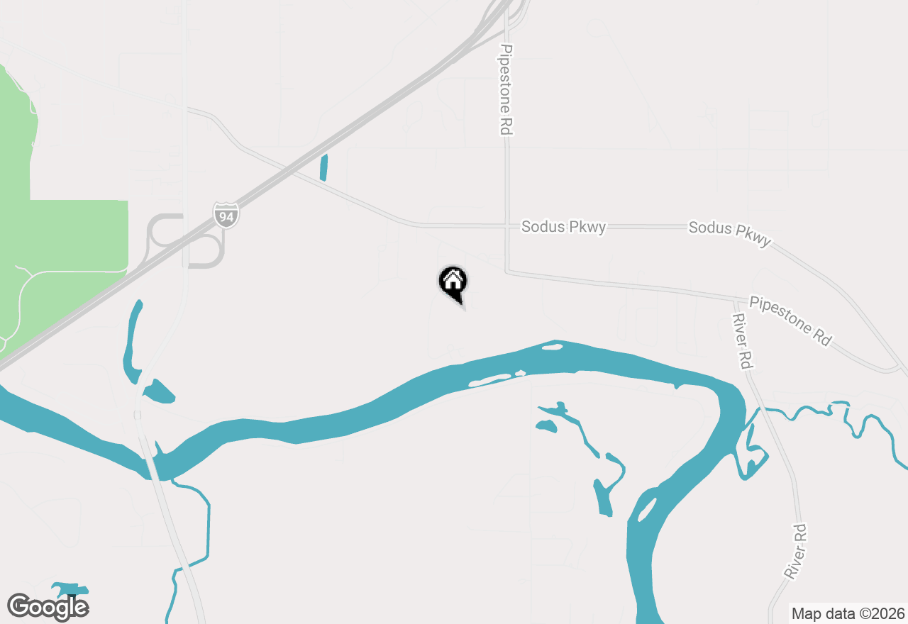 Map of 2859 Villa Lane, Benton Harbor, MI 49022