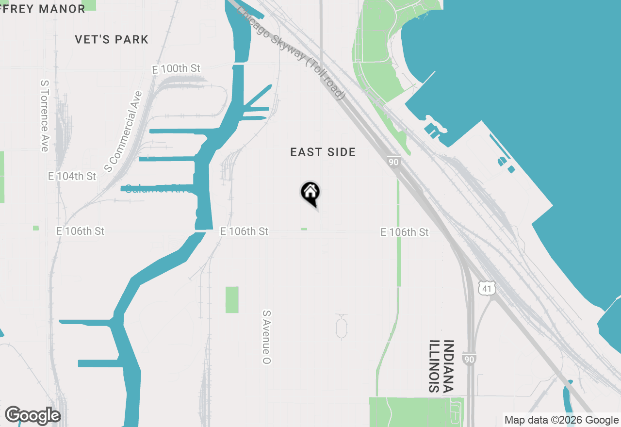 Map of 10519 S Avenue E, Chicago, IL 60617