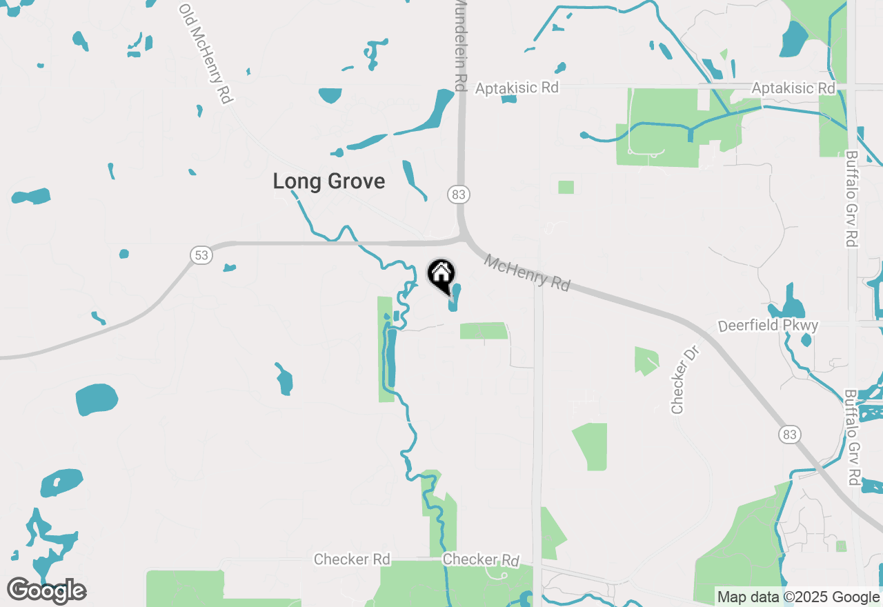 Map of 1484 Fairfax Lane, Buffalo Grove, IL 60089