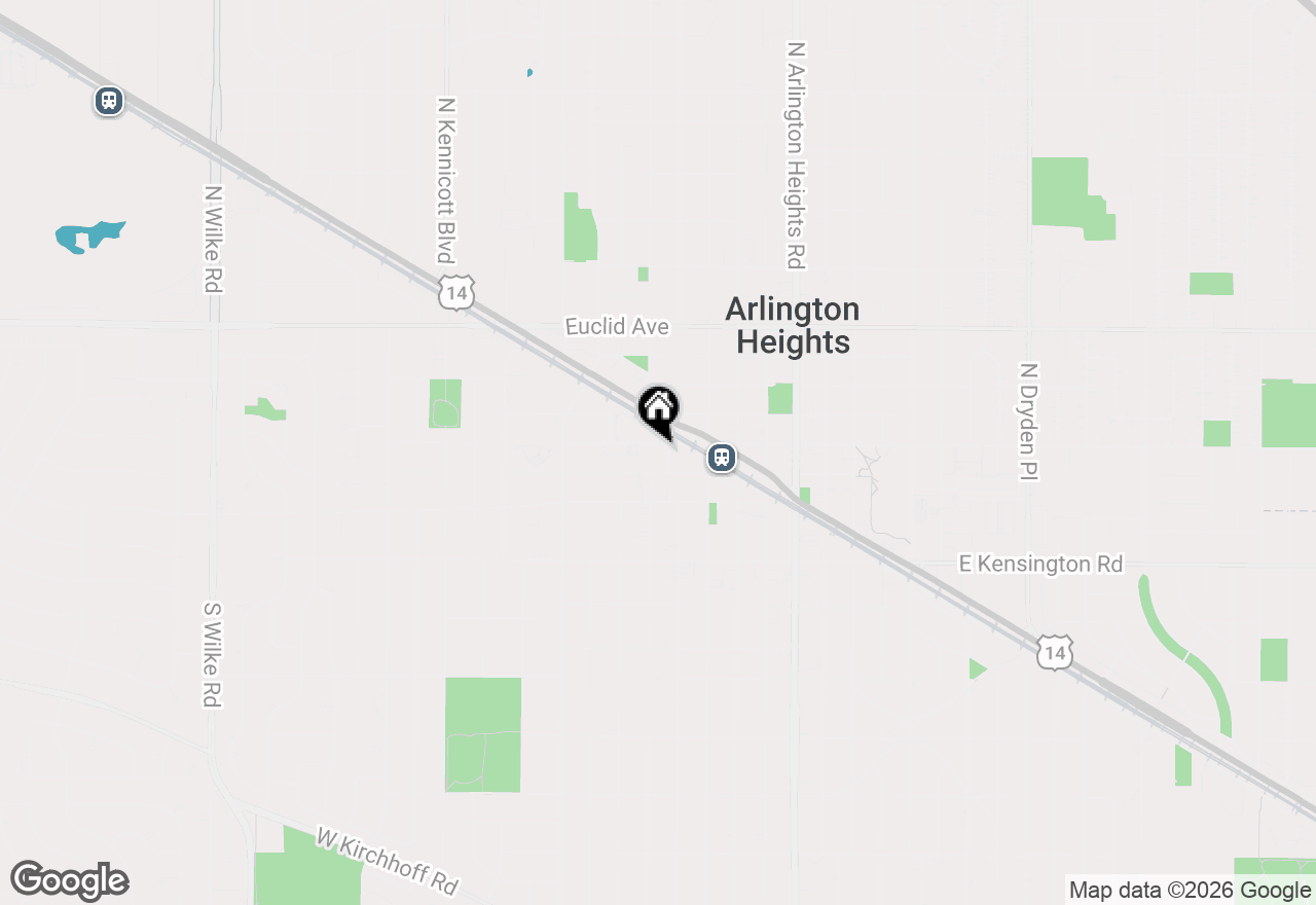 Map of 205 W Miner Street #106, Arlington Heights, IL 60005