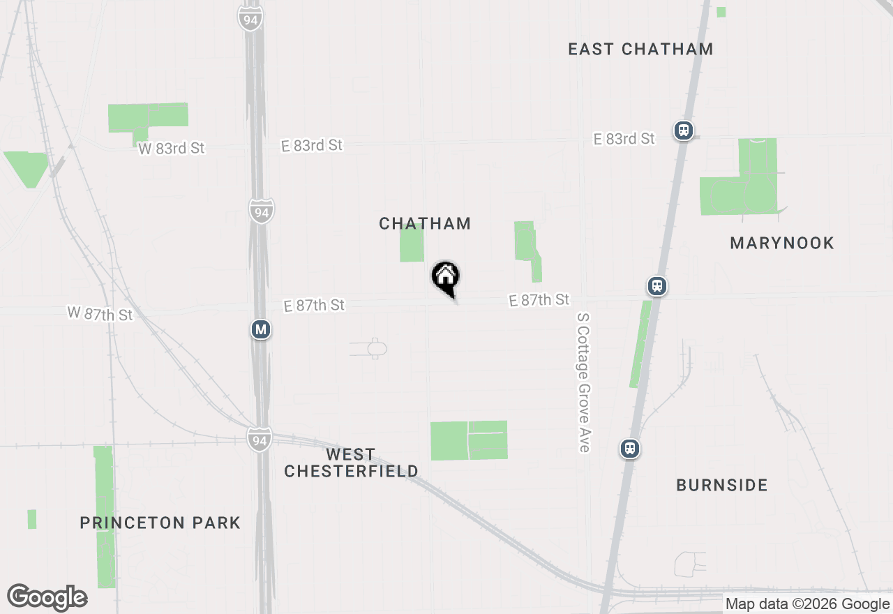 Map of 429 E 87th Street, Chicago, IL 60619