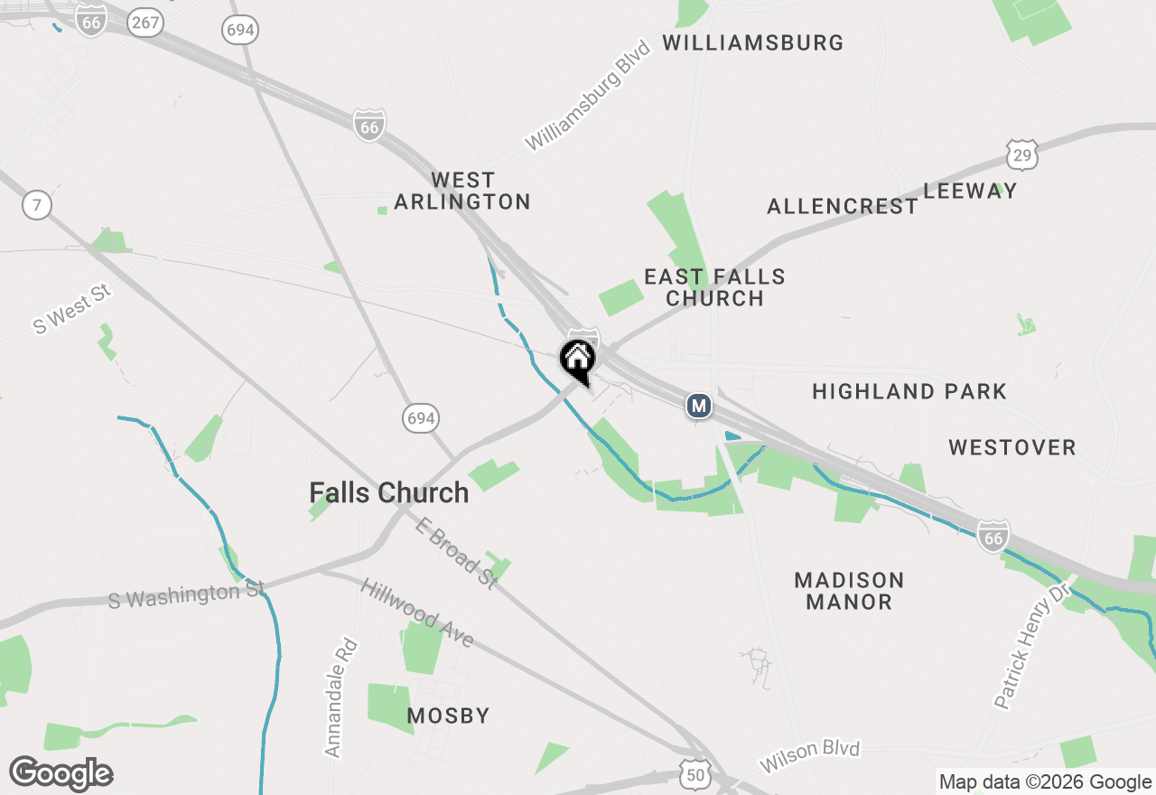 Map of 2200 N Westmoreland Street #303, Arlington, VA 22213