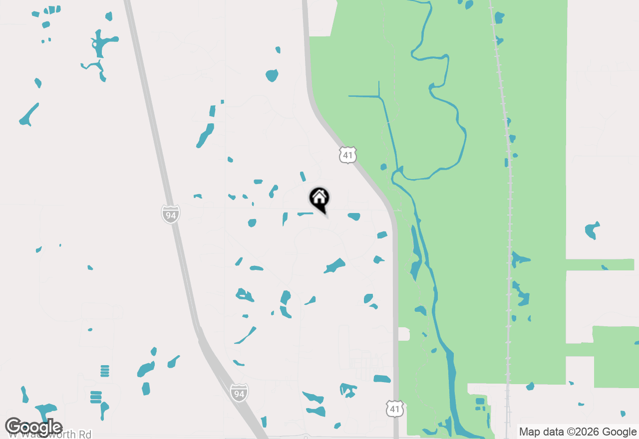 Map of 39675 Orchard Bluff Lane, Wadsworth, IL 60083