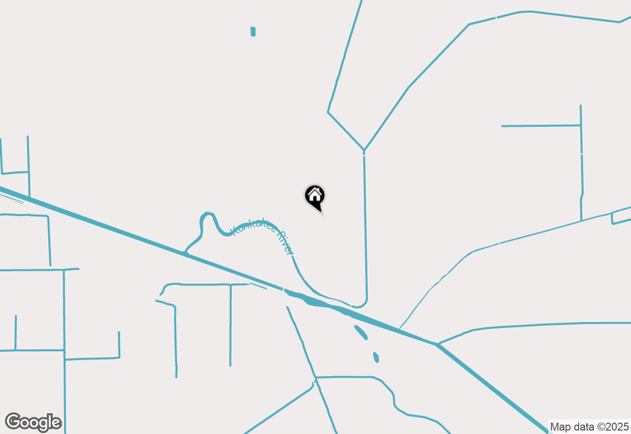 Map of 1079 S Baums Bridge Road, Kouts, IN 46347
