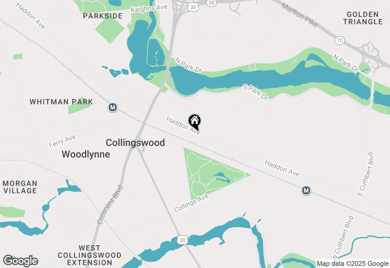 Map of 334 Haddon Avenue, Collingswood, NJ 08108