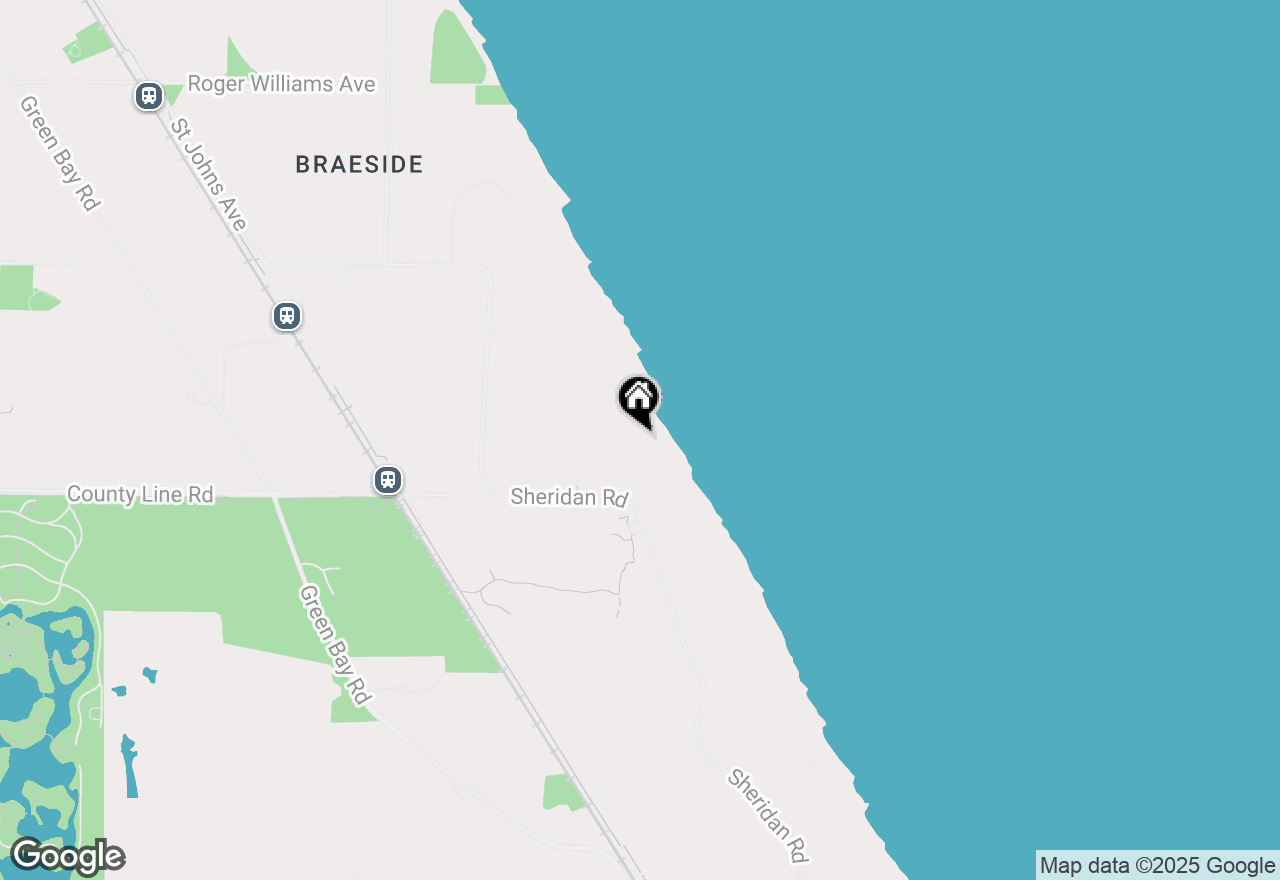 Map of 79 S Deere Park Drive, Highland Park, IL 60035