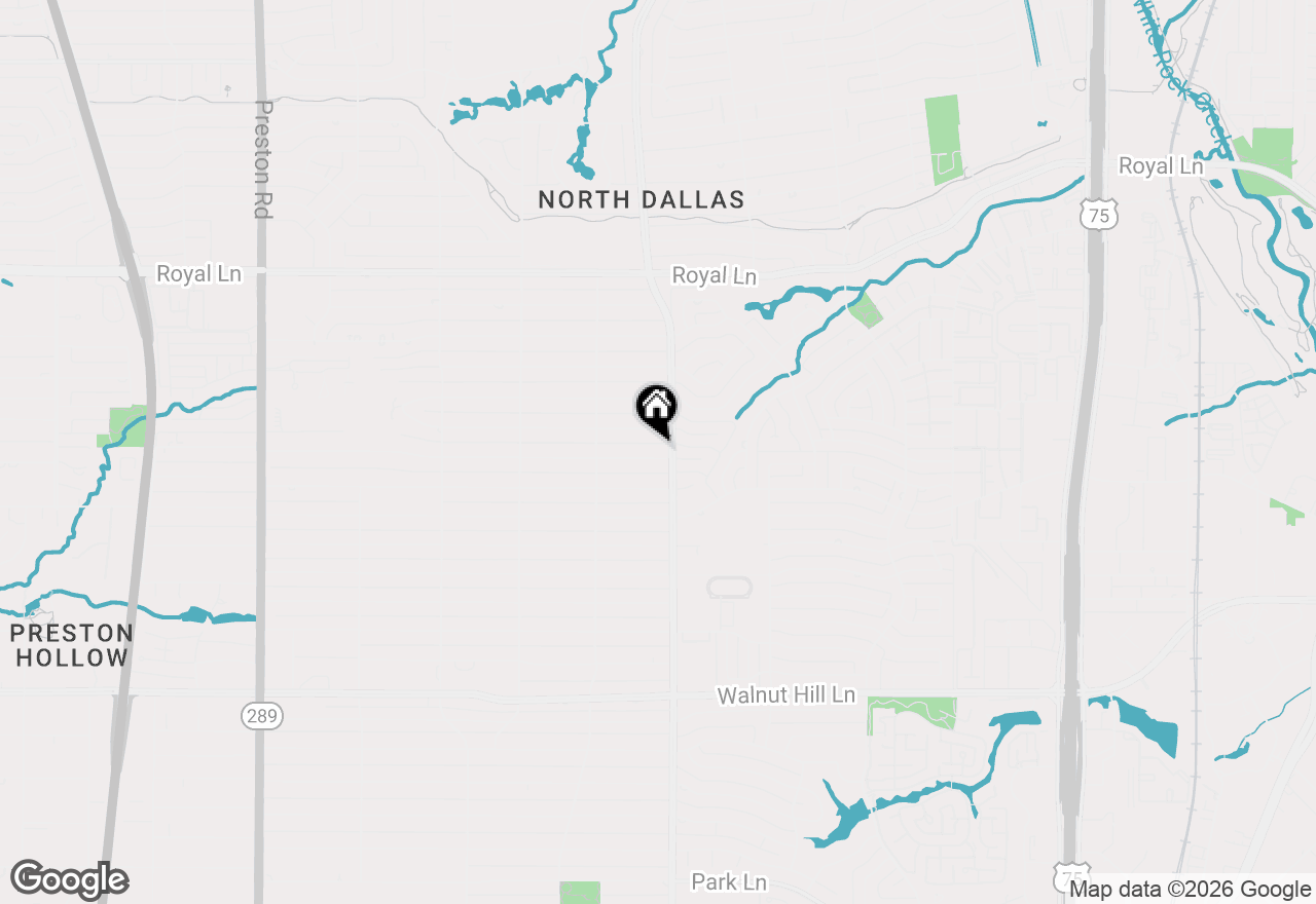 Map of 6823 Norway Road, Dallas, TX 75230