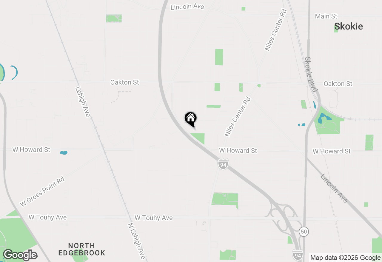 Map of 5452 Brummel Street, Skokie, IL 60077