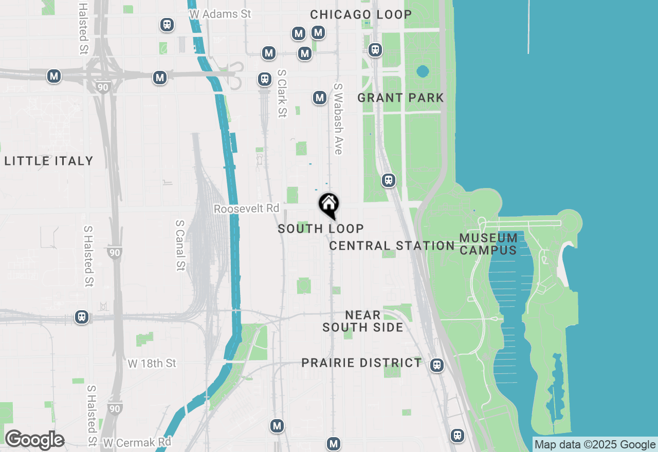 Map of 1255 S State Street #911, Chicago, IL 60605