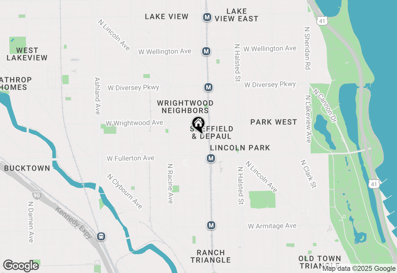 Map of 1018 W Altgeld Street #2, Chicago, IL 60614