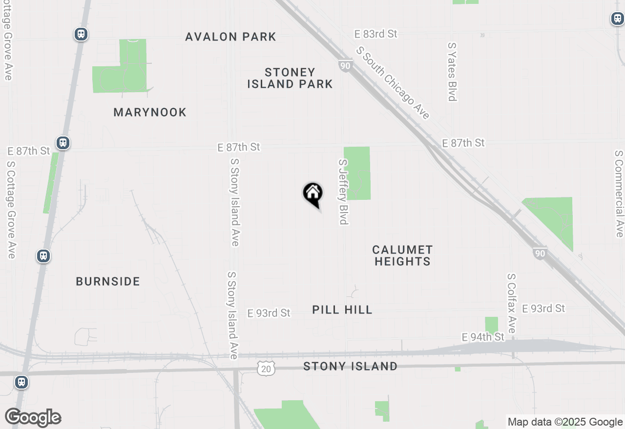 Map of 8928 S Bennett Avenue, Chicago, IL 60617