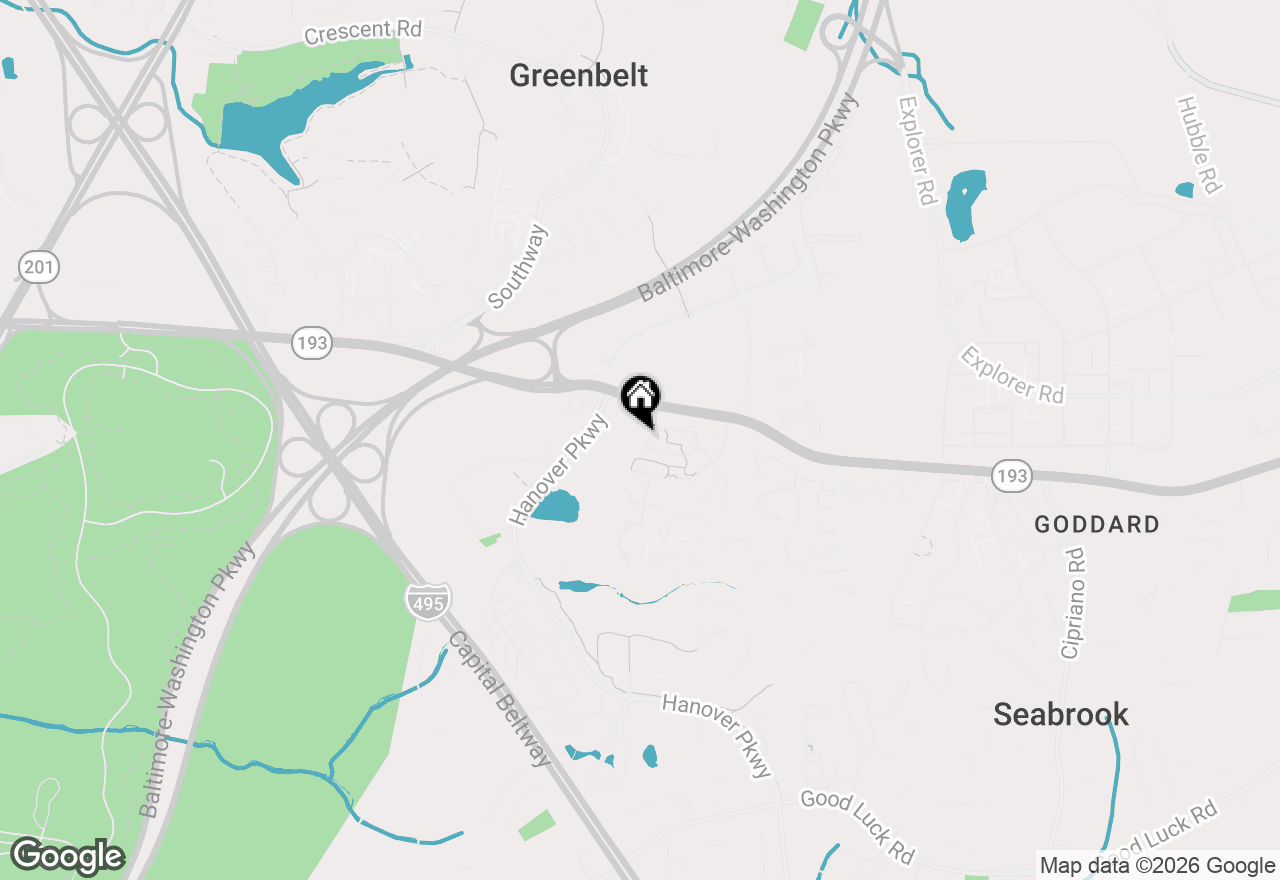 Map of 7712 Jacobs Drive, Greenbelt, MD 20770