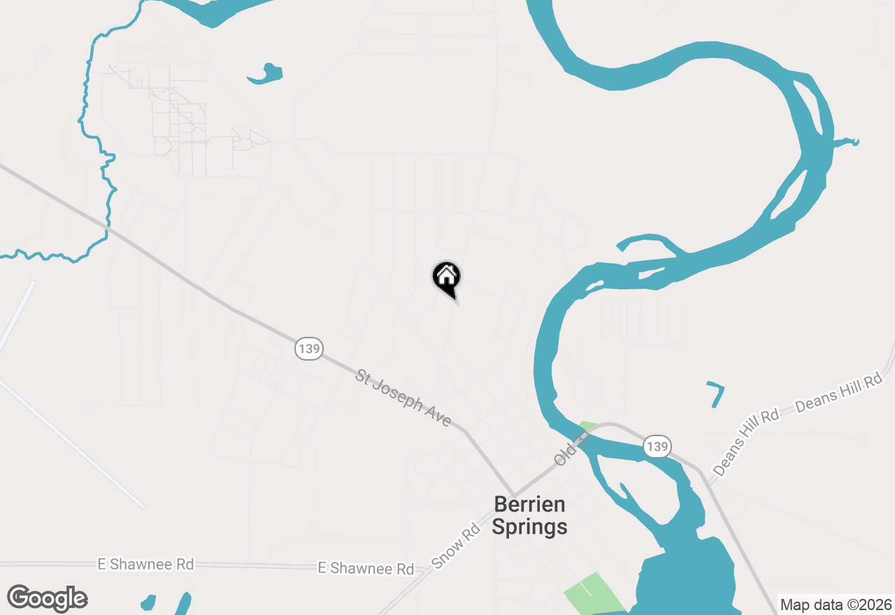 Map of 9044 Kephart Lane, Berrien Springs, MI 49103