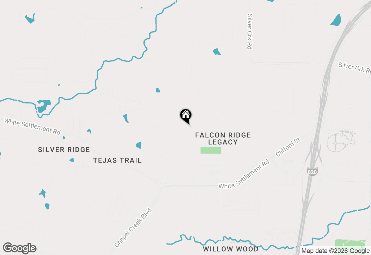 Map of 10116 High Eagle Trail, Fort Worth, TX 76108