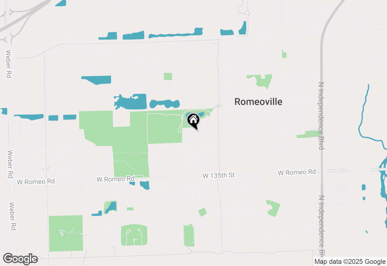 Map of 547 Belmont Drive, Romeoville, IL 60446
