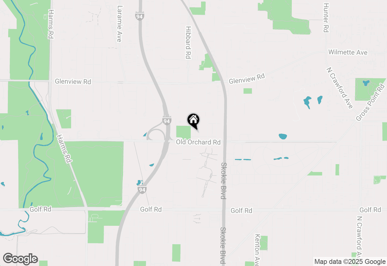 Map of 10027 N Lavergne Avenue, Skokie, IL 60077