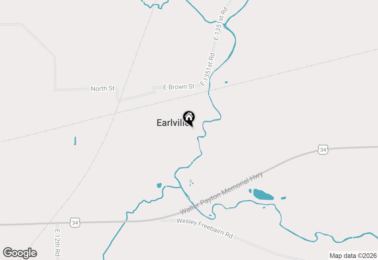 Map of 405 S Grant Street, Earlville, IL 60518