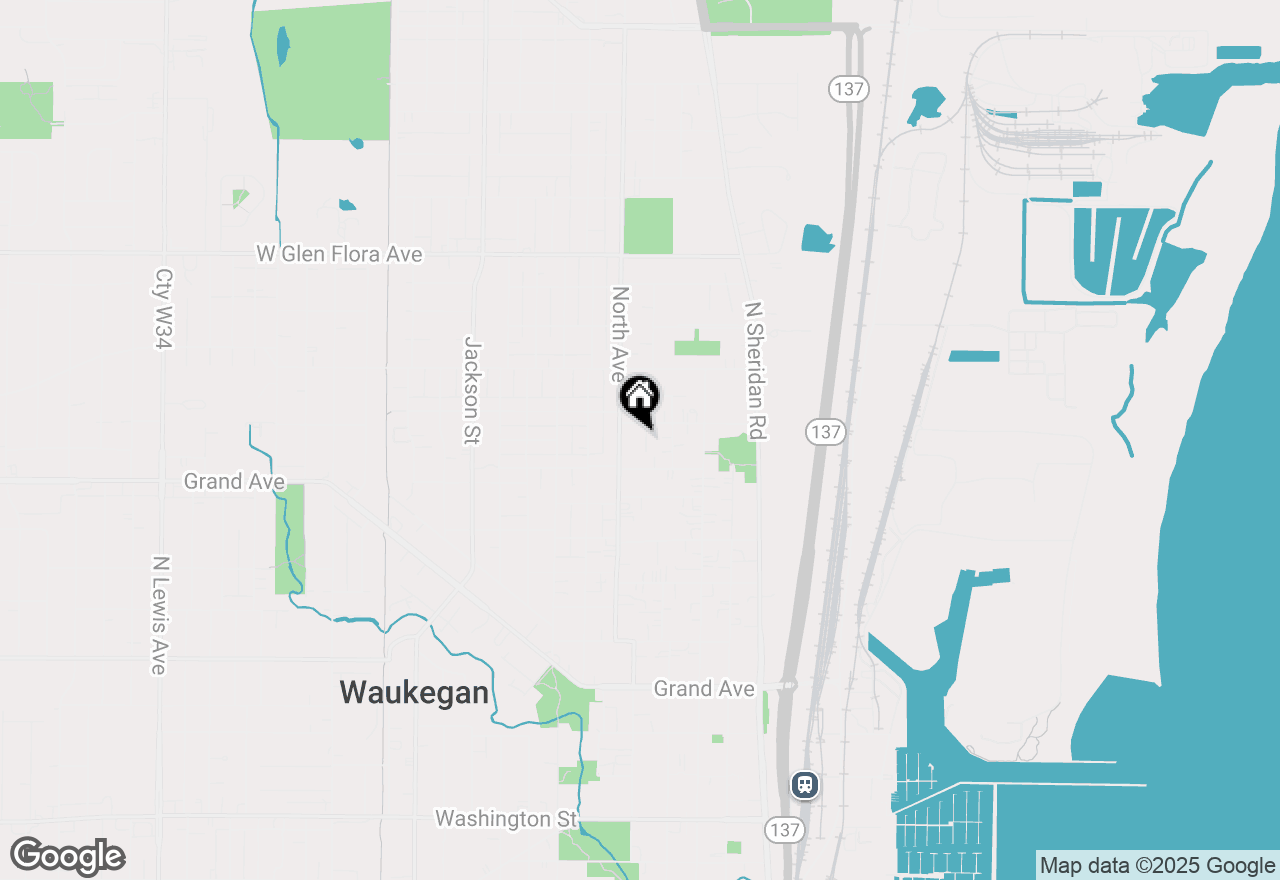 Map of 820 James Court, Waukegan, IL 60085