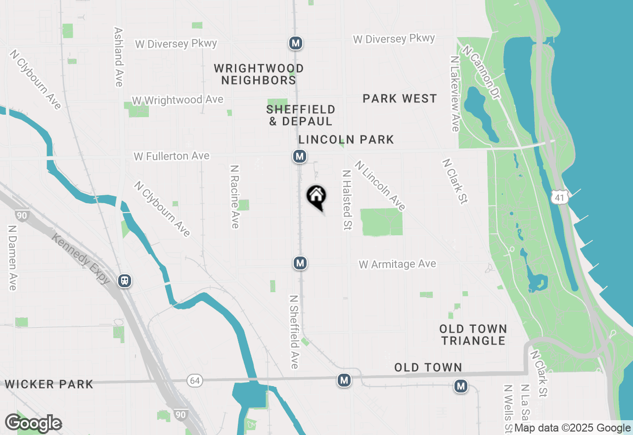 Map of 2144 N Fremont Street, Chicago, IL 60614