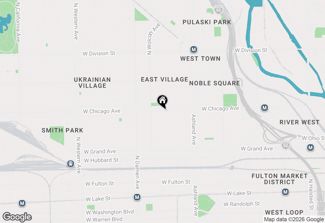 Map of 1809 W Chicago Avenue #4S, Chicago, IL 60622