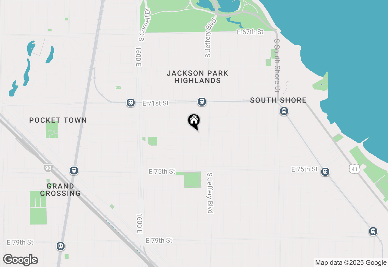 Map of 7250 S Euclid Avenue, Chicago, IL 60649