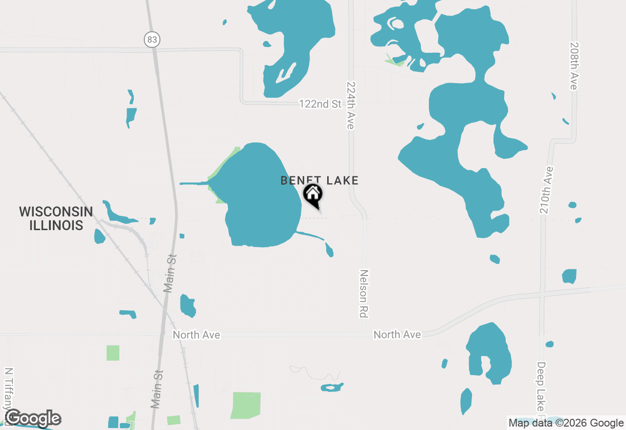 Map of 22841 128th St, Bristol, WI 53104
