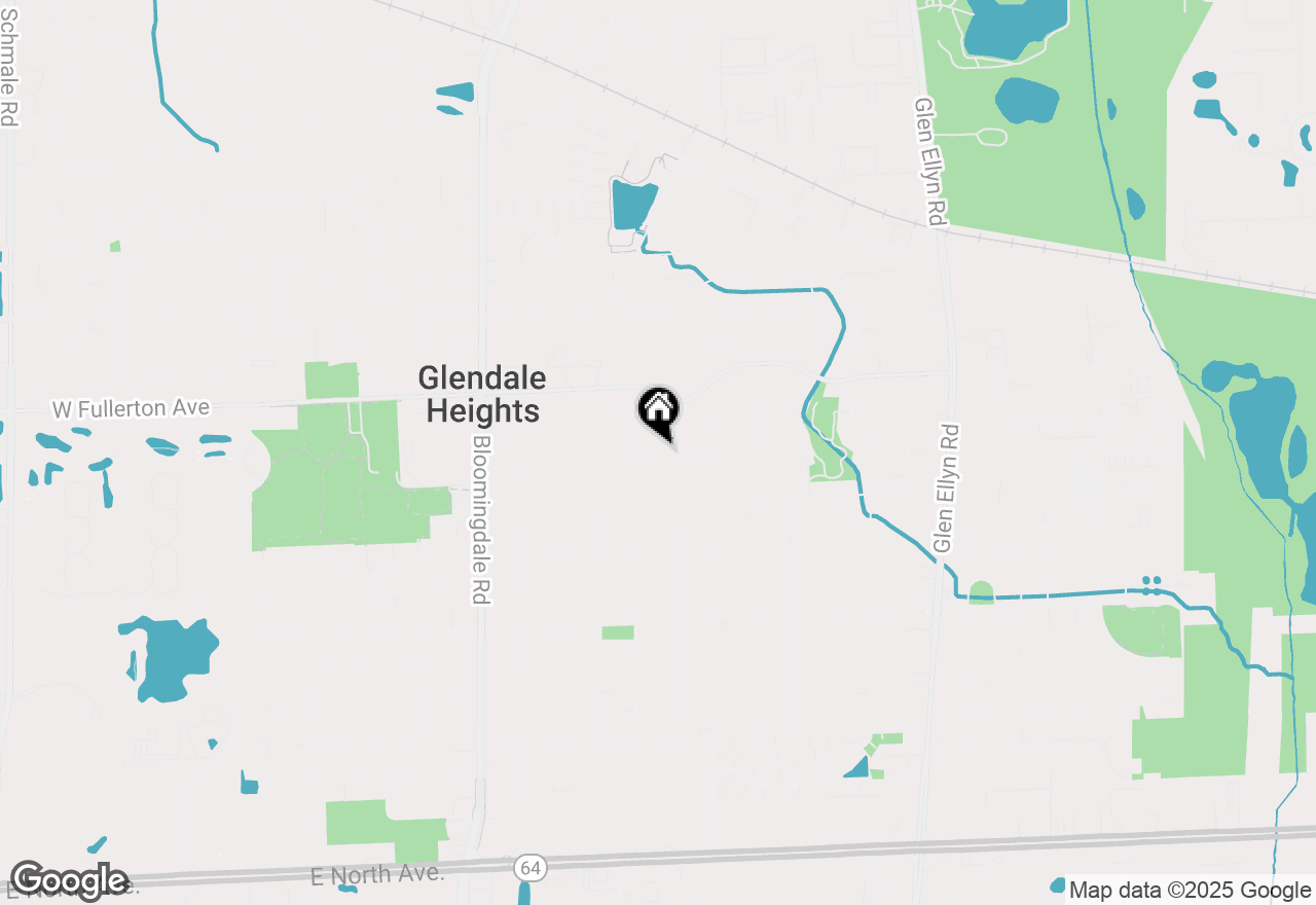 Map of 352 Belden Avenue, Glendale Heights, IL 60139