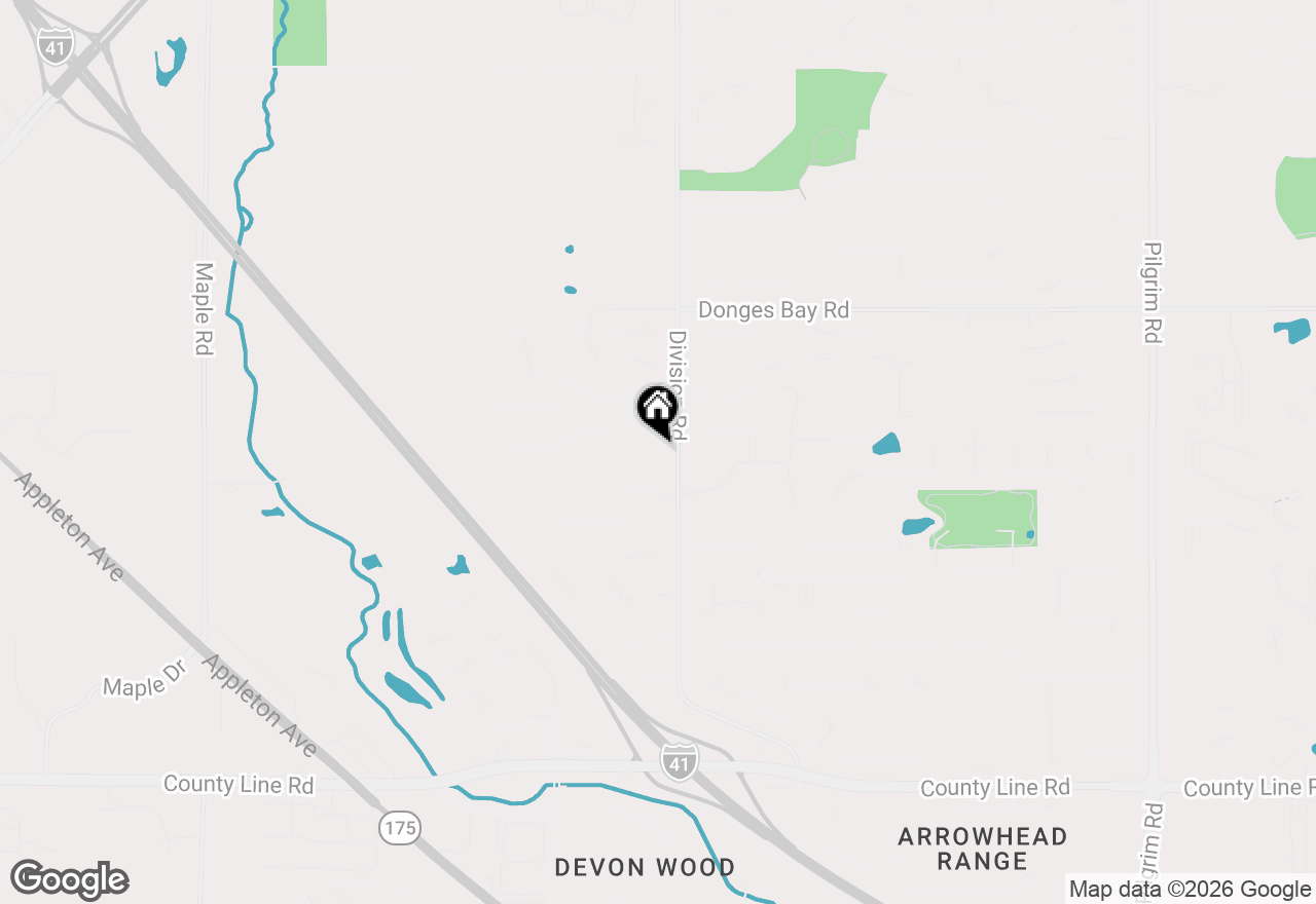 Map of W172N10156 Woodbridge Ln, Germantown, WI 53022