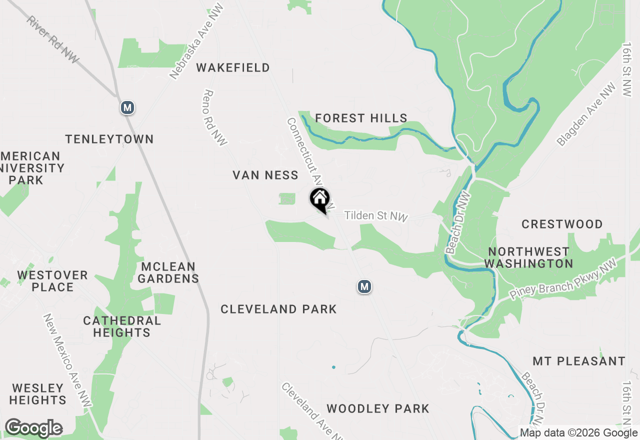 Map of 3020 Tilden Street Nw #101, Washington, DC 20008