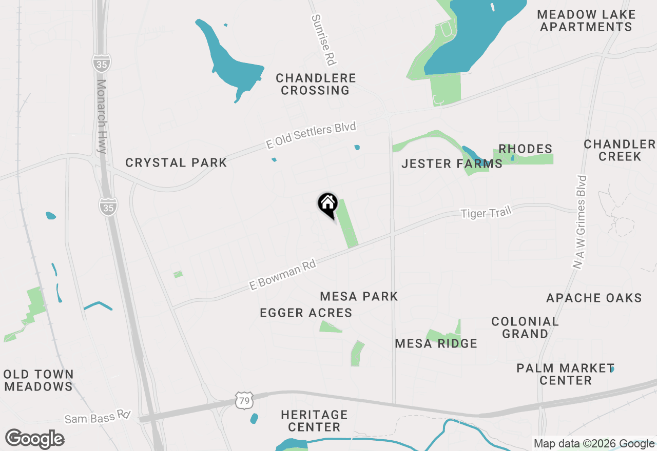 Map of 502 Burlwood Ct, Round Rock, TX 78664