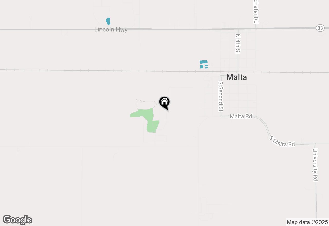 Map of 735 Prairie Pond Circle, Malta, IL 60150