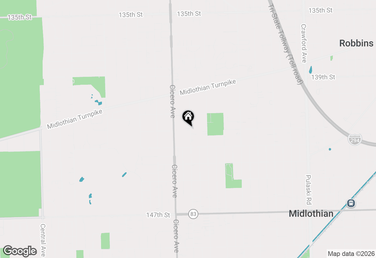 Map of 14144 Kilpatrick Avenue, Crestwood, IL 60418