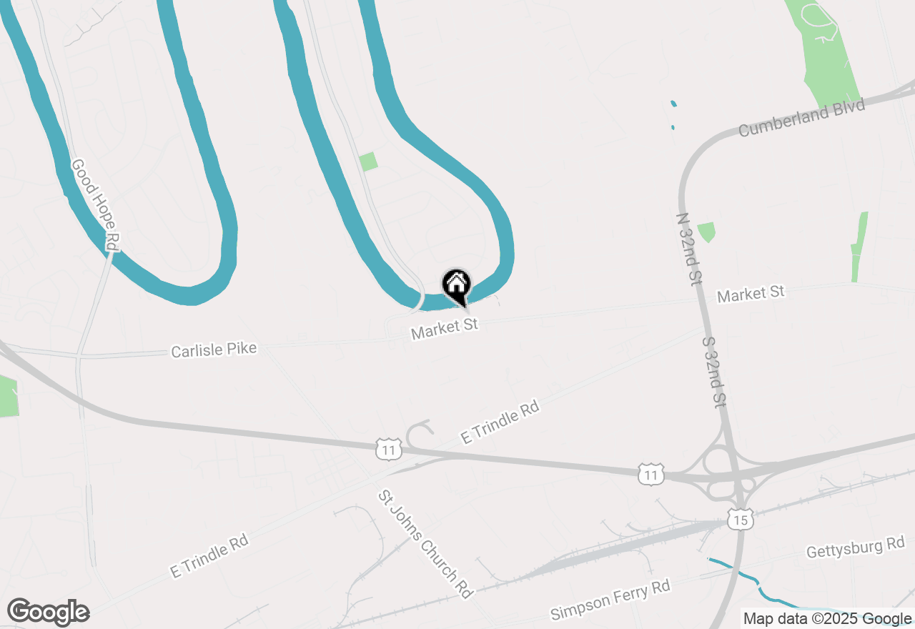 Map of 3820 Market Street, Camp Hill, PA 17011