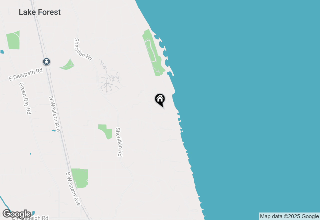 Map of 403 Mayflower Road, Lake Forest, IL 60045