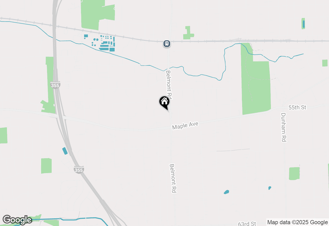 Map of 2216 Durand Drive, Downers Grove, IL 60515