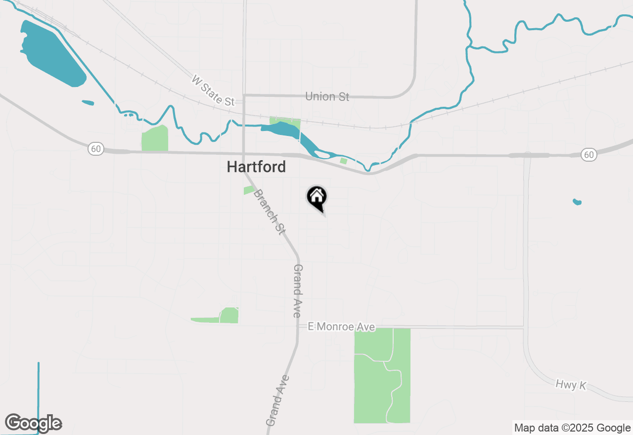 Map of 507 E Loos St, Hartford, WI 53027