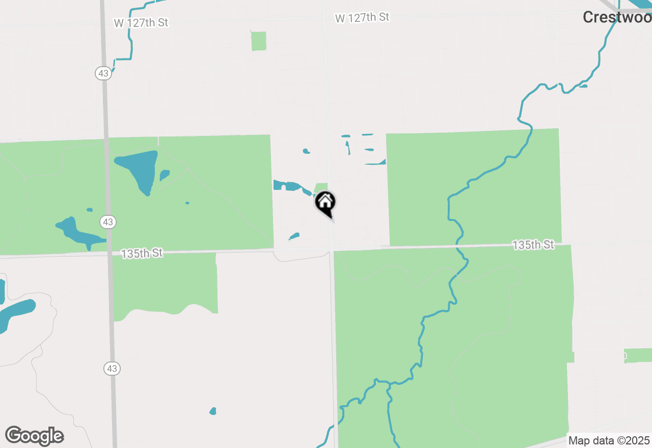 Map of 1601 Spyglass Circle, Palos Heights, IL 60463