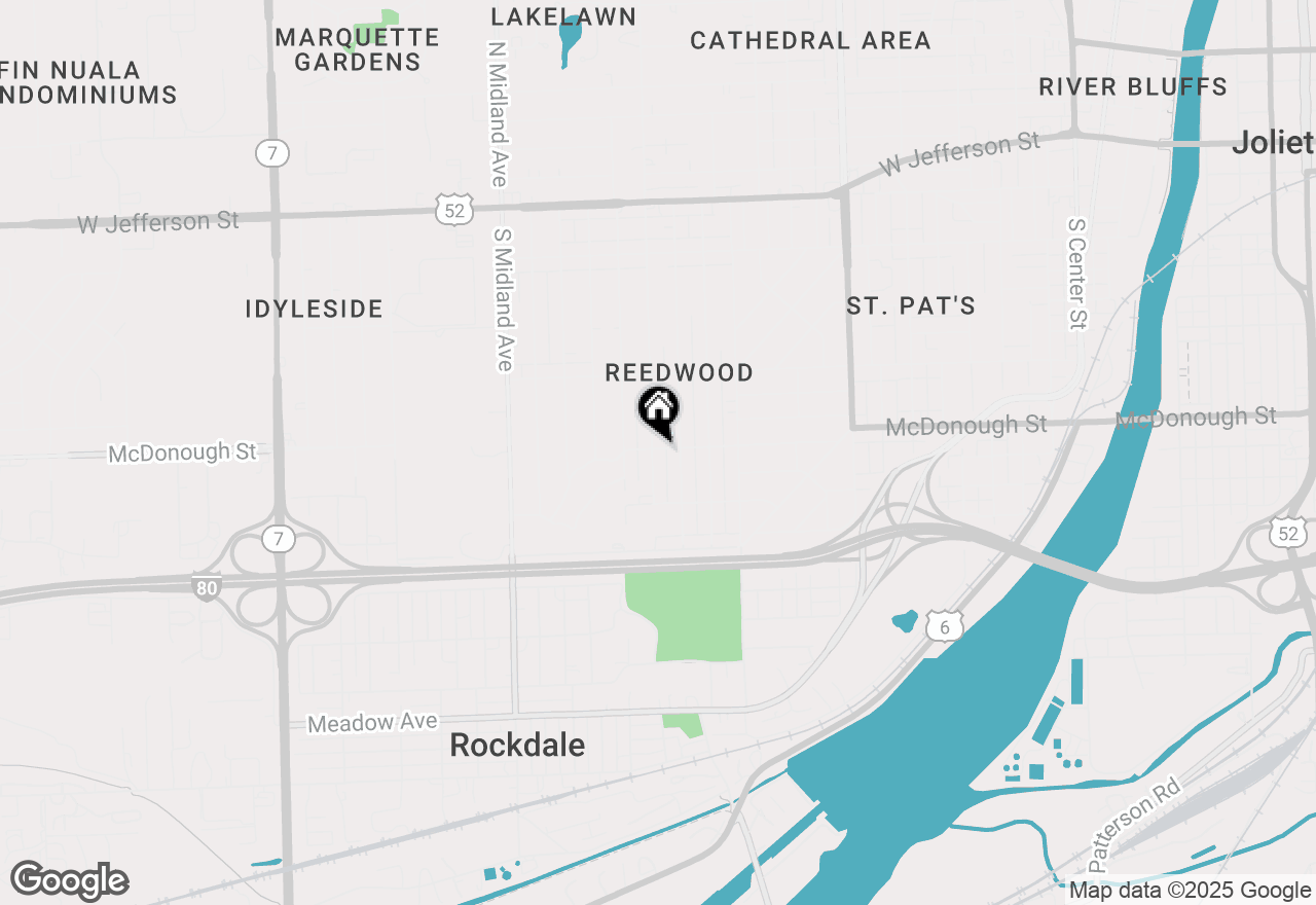 Map of 400 S Reed Street, Joliet, IL 60436