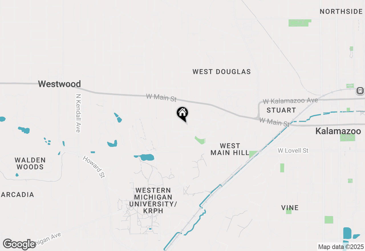 Map of 129 S Berkley Street, Kalamazoo, MI 49006