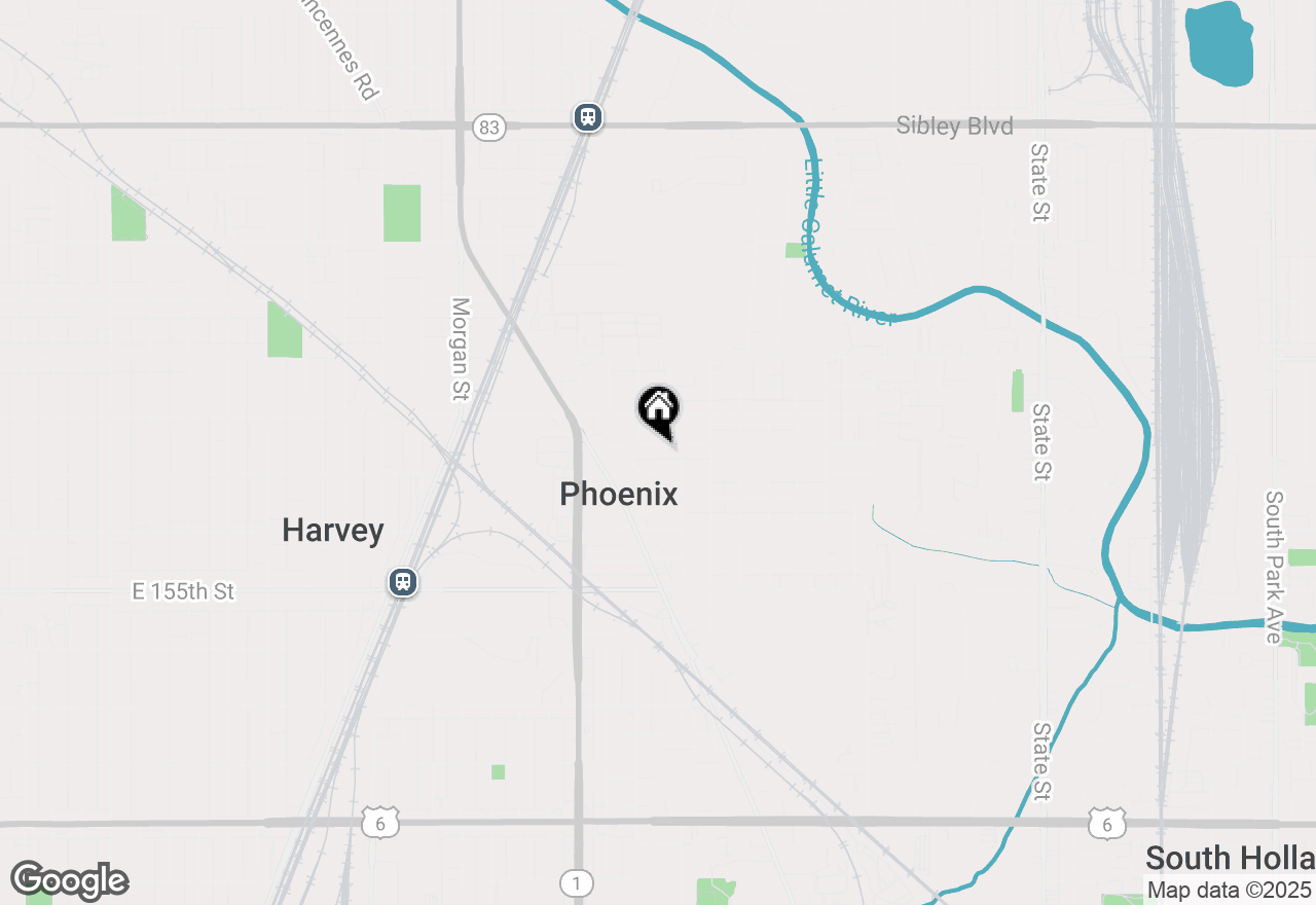 Map of 615 Frances Street, Phoenix, IL 60426